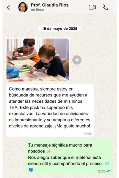 Claudia Ríos- Profesora inclusiva