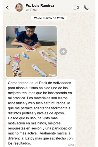 Luis Ramírez: Psicólogo infantil TEA